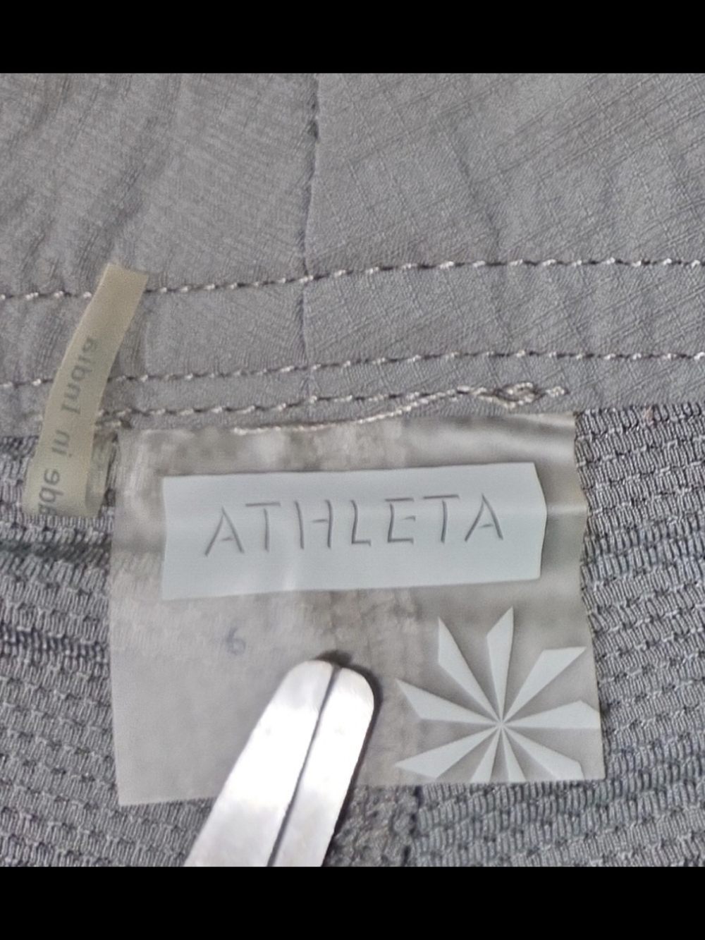 Athleta Slate Gray Cargo Mini Skort Size 6 - Picture 6 of 11
